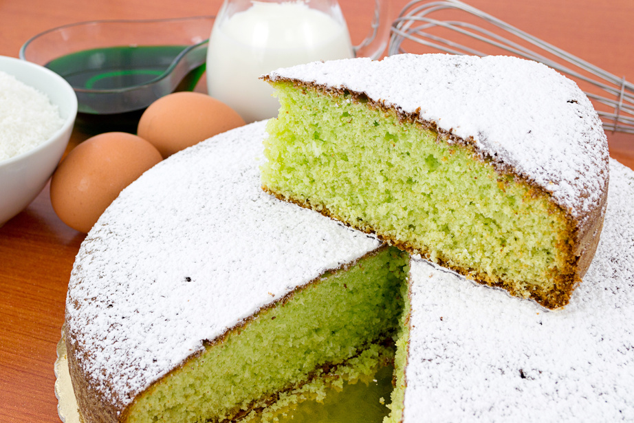 mint and coconut cake